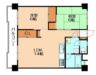 八昭ビル【302号室】の間取り