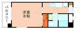 スクレーパー東【501号室】の間取り
