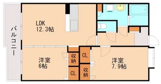 プロスパー20【2階】の間取り