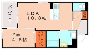 Iroha plus(イロハプラス)【106号室】の間取り