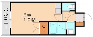 メルパーク香華Ⅱ【202号室】の間取り