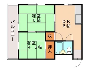 LIAN BELLE SASAGURI【901号室】の間取り