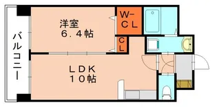 ランコントル【208号室】の間取り