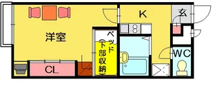 レオパレスウィングMK【106号室】の間取り