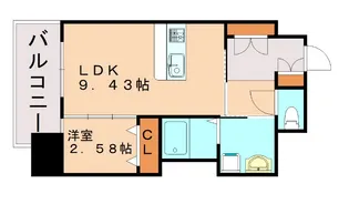 サードプレイス吉塚駅前【8階】の間取り