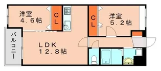 サニーコート須恵【205号室】の間取り