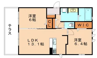 リ・ラパン【301号室】の間取り