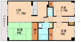 メゾンドセリシエ【202号室】の間取り