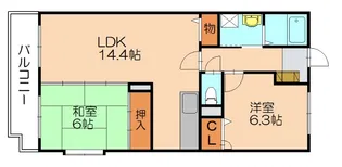 シングレート・ヒルズ【301号室】の間取り