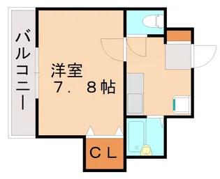 福岡県北九州市小倉北区木町4丁目【マンション】の間取り