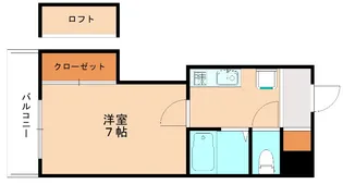 福岡県北九州市戸畑区旭町【マンション】の間取り