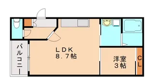 COMFORTIA安部山公園【3階】の間取り