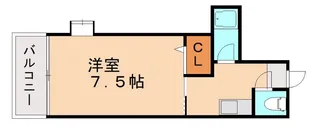 福岡県北九州市小倉北区馬借3丁目【マンション】の間取り