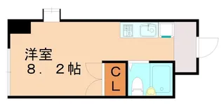 クロスロード清水【4階】の間取り