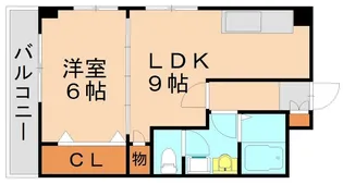 福岡県北九州市小倉北区吉野町【マンション】の間取り
