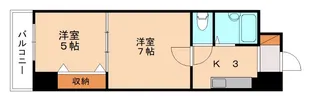 福岡県北九州市小倉北区弁天町【マンション】の間取り