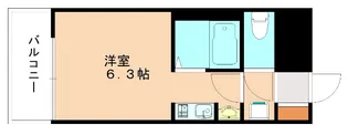 福岡県北九州市小倉北区中津口1丁目【マンション】の間取り