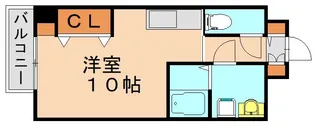 福岡県北九州市小倉北区中島1丁目【マンション】の間取り