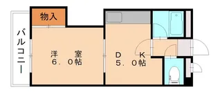 福岡県北九州市小倉北区清水4丁目【マンション】の間取り