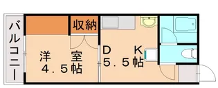 リブ寿和紀【304号室】の間取り