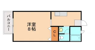 福岡県北九州市小倉北区緑ケ丘2丁目【アパート】の間取り