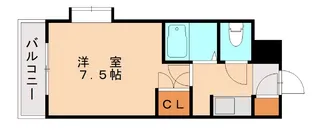福岡県北九州市小倉北区弁天町【マンション】の間取り