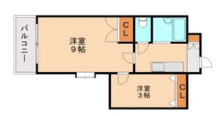 福岡県北九州市小倉北区馬借3丁目【マンション】の間取り