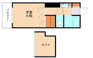 AC城野【203号室】の間取り