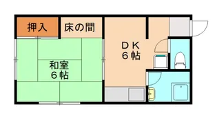 上田ハイツ【2階】の間取り