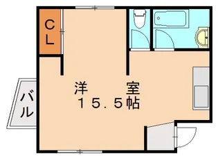 赤坂マンション【202号室】の間取り