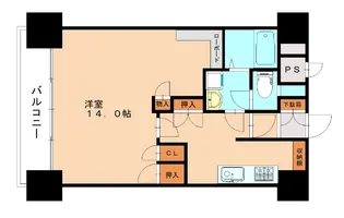 福岡県北九州市戸畑区金比羅町【マンション】の間取り