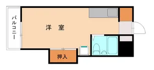 司城ビル【7階】の間取り
