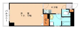 グランオヴェストⅡ【403号室】の間取り