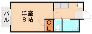 ミラノアパートメントコムラⅡ【1階】の間取り