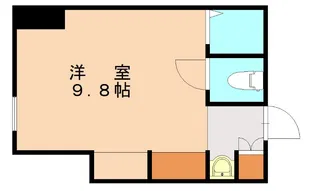 コンプレート古船場【206号室】の間取り