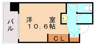コンプレート古船場【204号室】の間取り