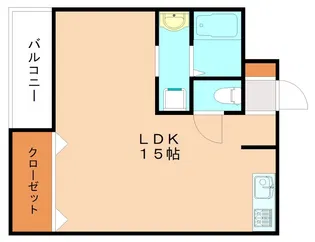 エルザビル馬借47【3階】の間取り