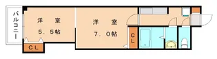 デザイナープリンセス33【5階】の間取り