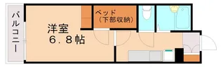 レオパレス萩崎【307号室】の間取り