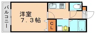 Blane noire【2階】の間取り
