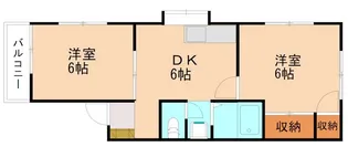 福岡県糟屋郡篠栗町津波黒3丁目【アパート】の間取り