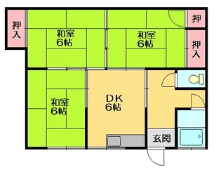 福岡県糟屋郡粕屋町長者原東4丁目【アパート】の間取り