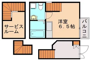 ガレット空港前【106号室】の間取り