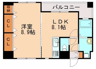 ザ・グレンリベット【5階】の間取り