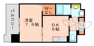 福岡県福岡市博多区豊1丁目【マンション】の間取り