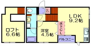 SABATORA【サバトラ】【202号室】の間取り