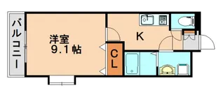 福岡県大野城市川久保2丁目【アパート】の間取り