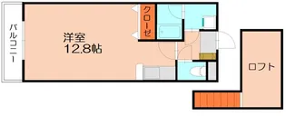 福岡県糟屋郡粕屋町花ヶ浦4丁目【アパート】の間取り