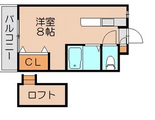 マキハウスビル【4階】の間取り