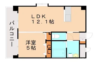福岡県福岡市東区多の津5丁目【マンション】の間取り